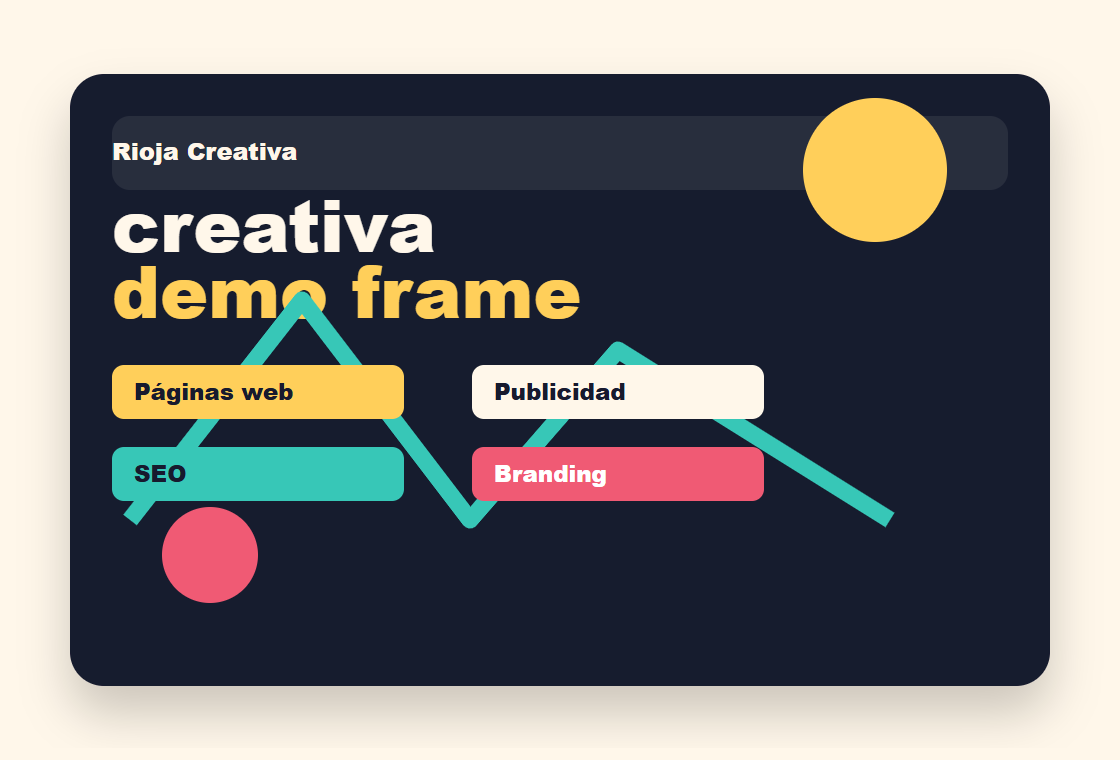 Concepto visual para Rioja Creativa